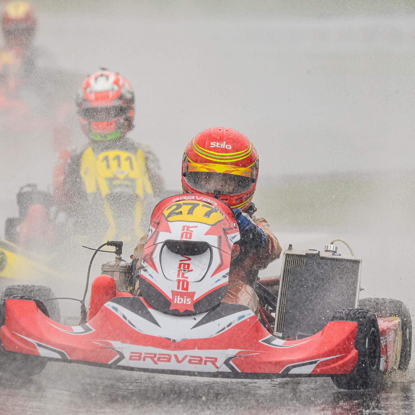 Christian Mosimann, chasing the pack in the rain