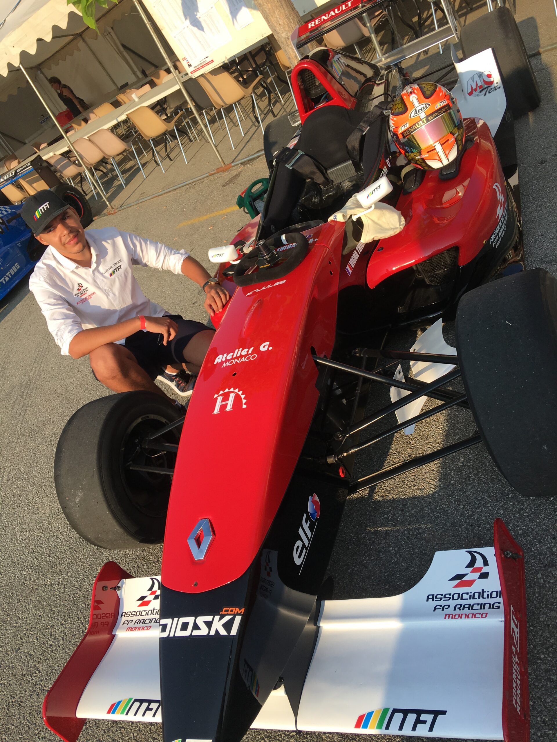 Ludovic Pezé, trackside