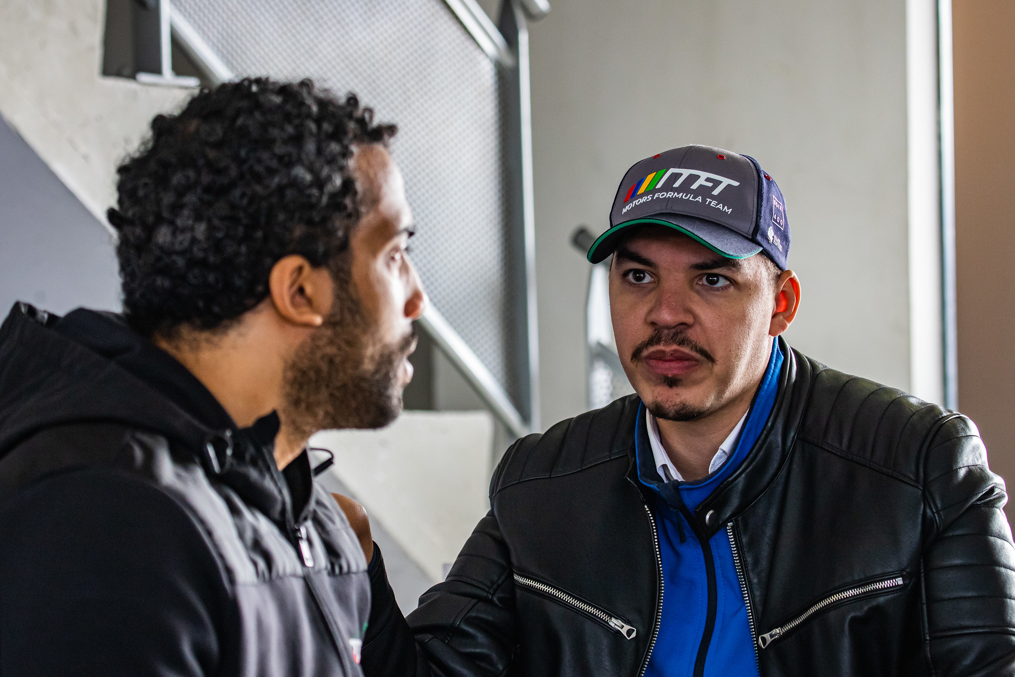 Driver briefing, pit lane