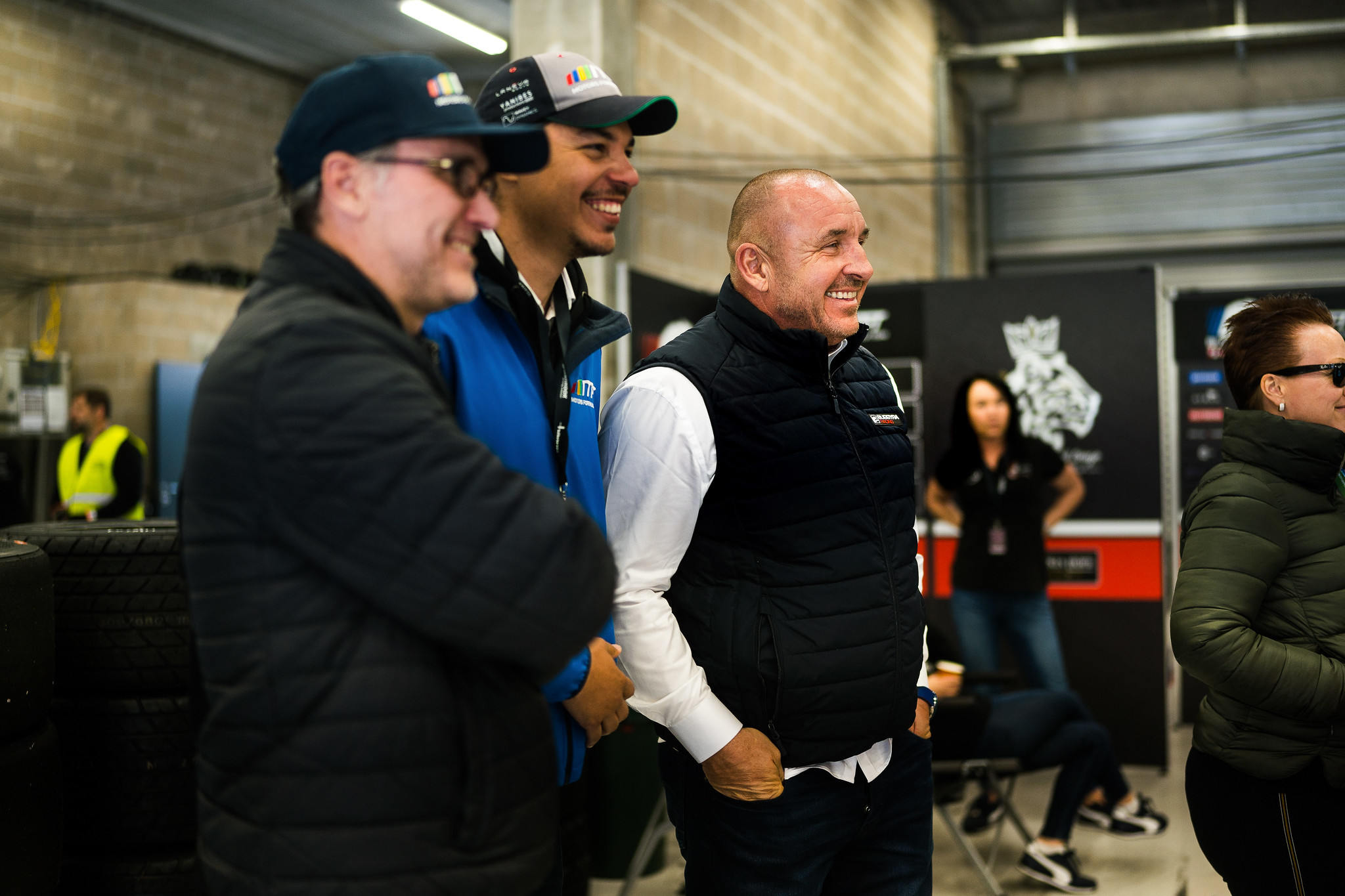 Driver walk, paddock